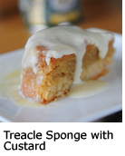 Treacle Sponge with Custard