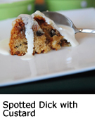Spotted Dick with Custard