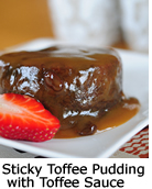 Sticky Toffee Pudding with Toffee Sauce